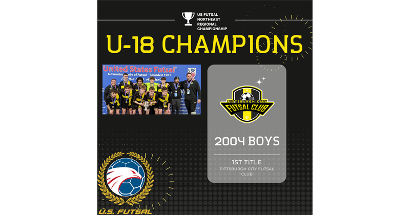 2004 Boys Capture US Futsal Northeast Regional Championship